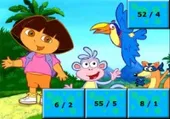 Imagen del juego: Dora Puzzle de división