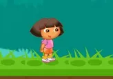Dora la exploradora cogiendo estrellas