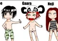 Vestir a Lee, Gaara y Neji
