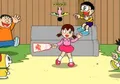 Juego de Doraemon de bádminton