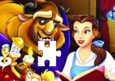 Juego de puzzle de la Bella y la Bestia